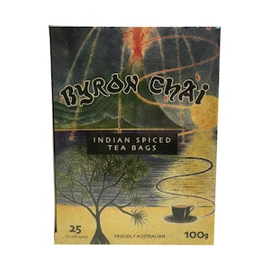 Byron Chai Indian Spiced Tea Bags 25 Pack