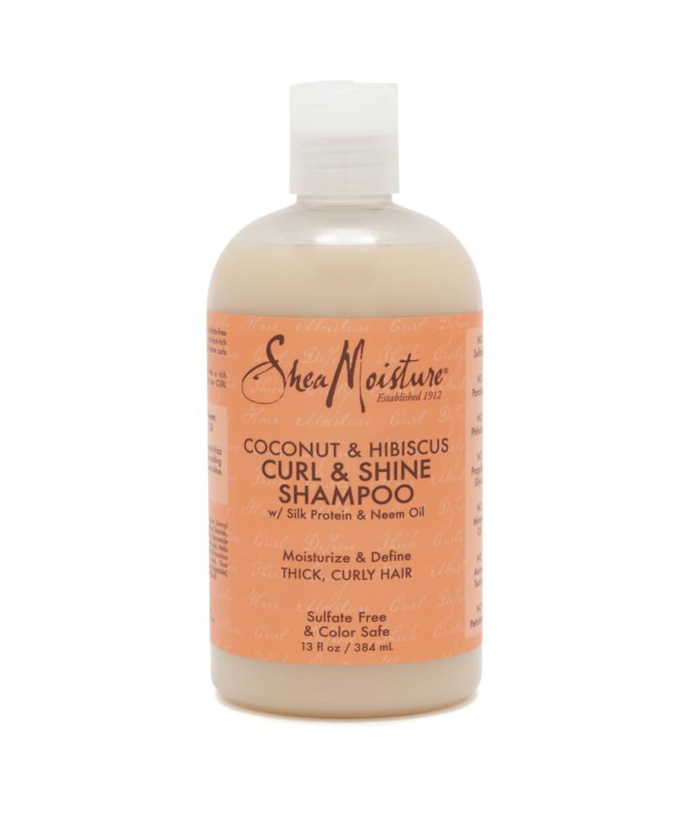 Shea Moisture Coconut & Hibiscus Curl & Shine Shampoo 384ml