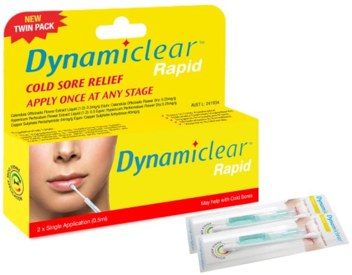 Dynamiclear Rapid Cold Sore Treatment 2 Applications