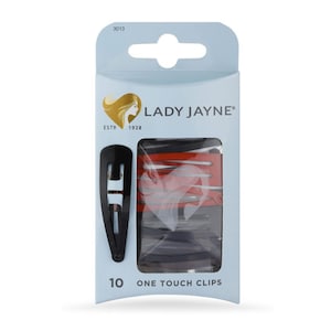 Lady Jayne One Touch Clips Assorted 10 Pack