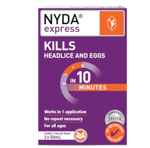 NYDA Express Head Lice Treatment 2 x 50ml