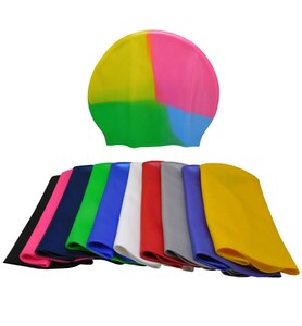 Silicone Swim Cap 1 Pack Assorted Colours