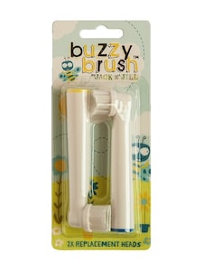 Jack n Jill Buzzy Brush Replacement Heads 2 Pack (New Design)