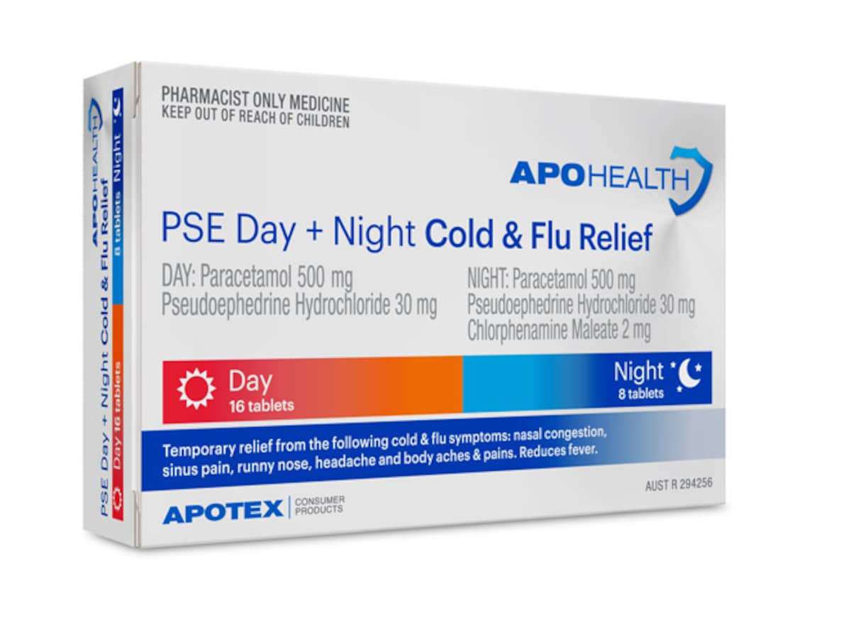 APOHEALTH PSE Cold & Flu Day/Night 24 Tablets S3