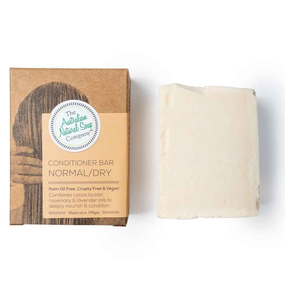 The Australian Natural Soap Company Conditioner Bar Normal/Dry 100g