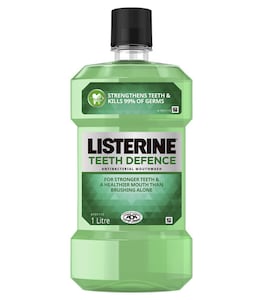 Listerine Teeth Defence Antibacterial Mouthwash 1 Litre