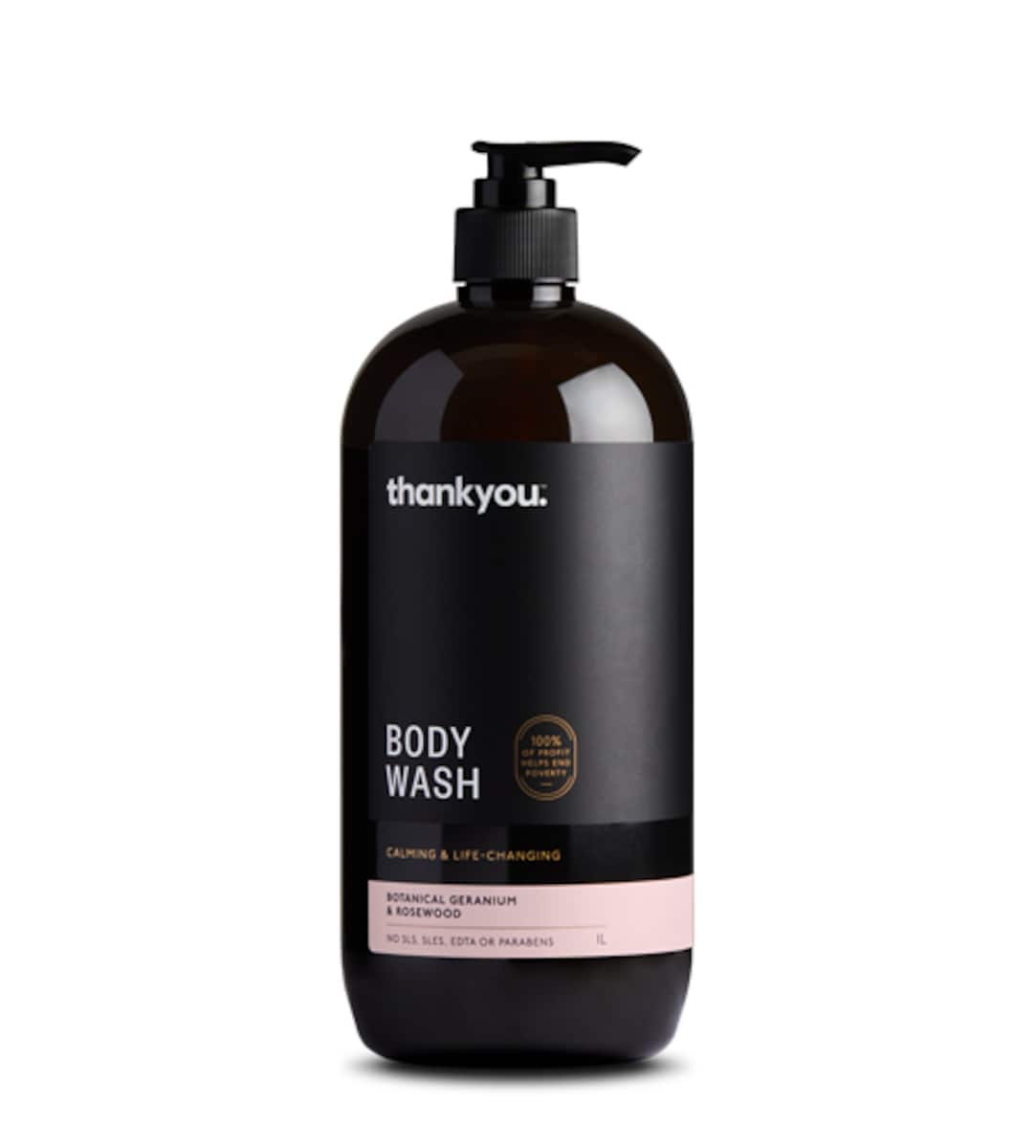 Thankyou Body Wash Botanical Geranium & Rosewood 1 Litre