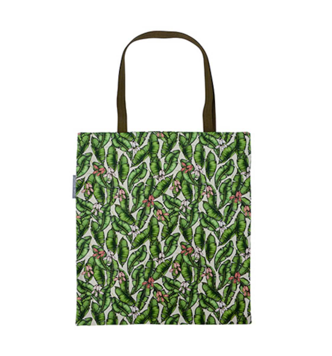 Annabel Trends Fabric Shopping Tote Banana Leaf