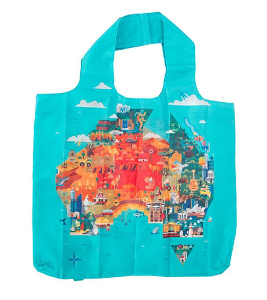 Annabel Trends Shopping Tote Australia Map