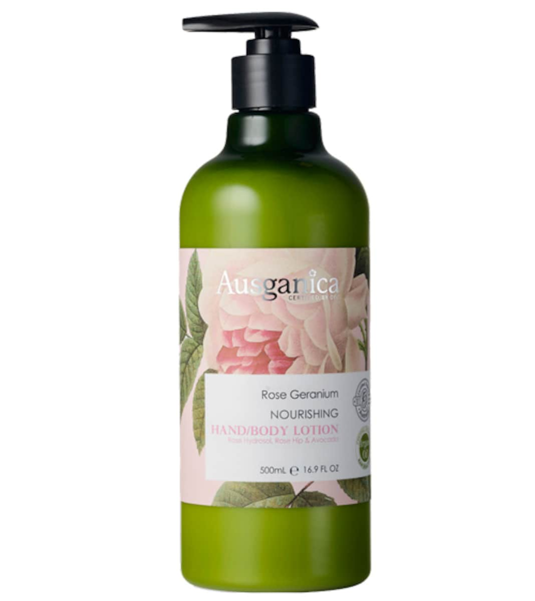 Ausganica Rose Geranium Nourishing Hand/Body Lotion 500ml