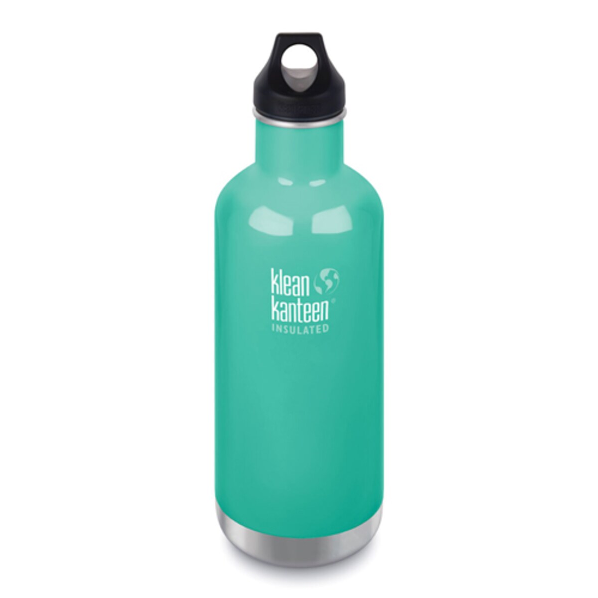 Klean Kanteen Classic Vacuum Insulated Loop Cap Bottle Sea Crest 946ml