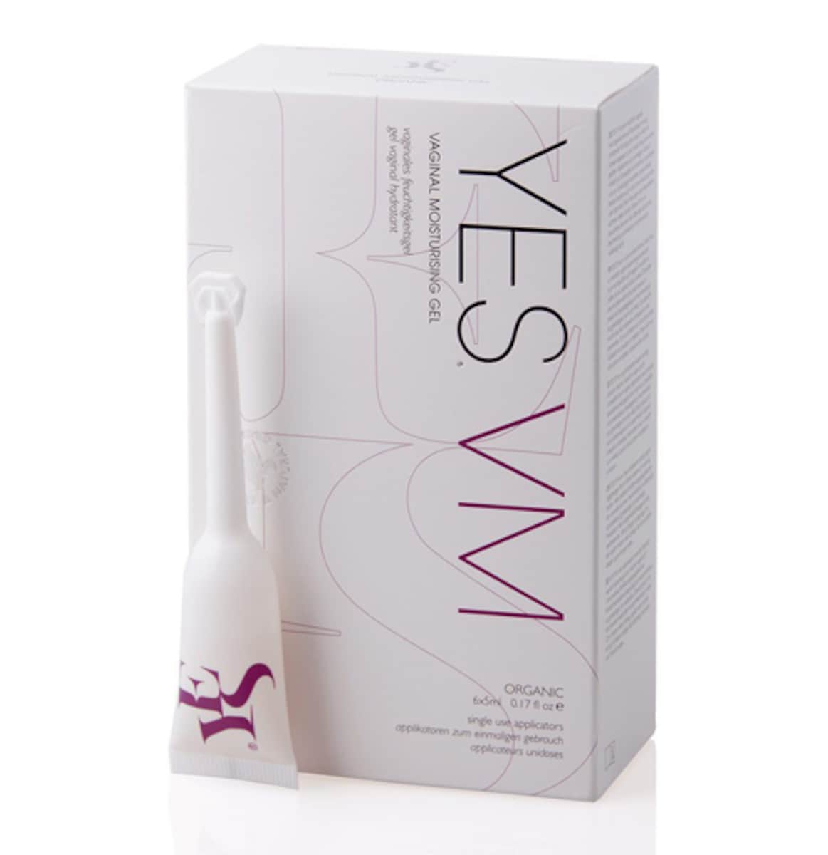 Yes Organic Lubricants VM Vaginal Moisturiser Applicators 5ml x 6 Pack