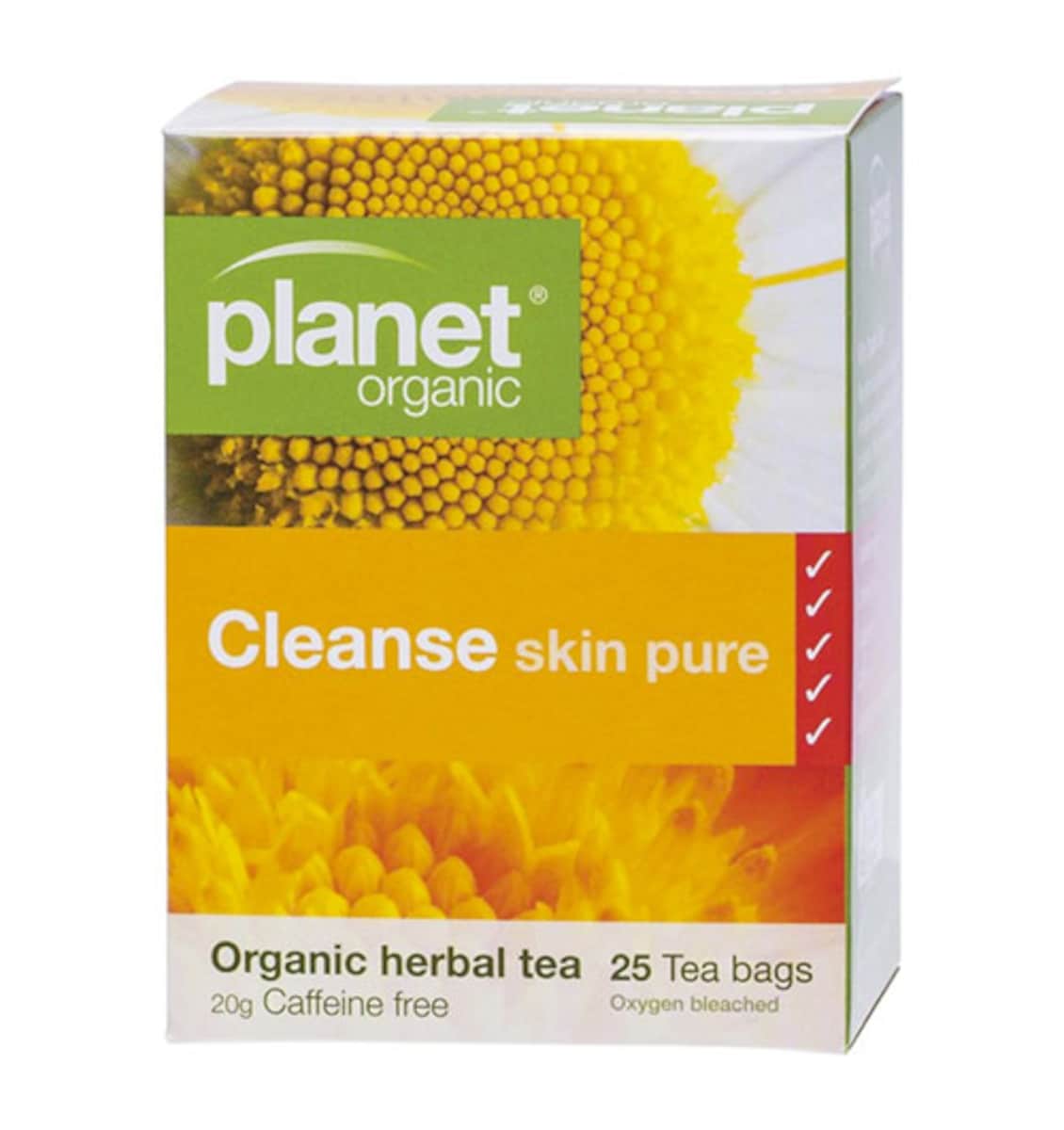 Planet Organic Cleanse Skin 25 Tea Bags