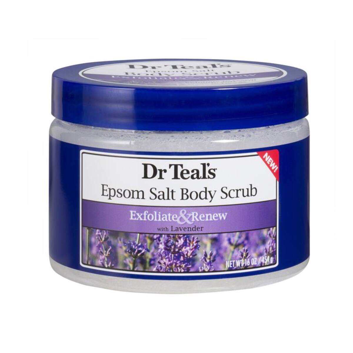 Dr Teals Epsom Salt Body Scrub Lavender 454g