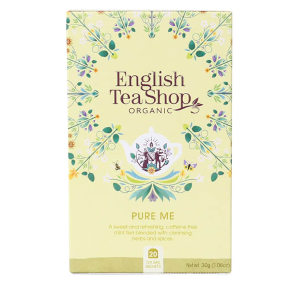 English Tea Shop Organic Wellness Tea Pure Me 20 Tea Bags