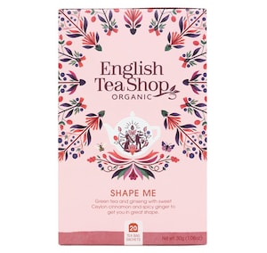 English Tea Shop Organic Wellness Tea Shape Me 20 Teabags