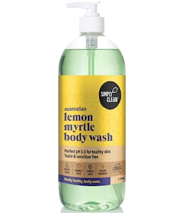 Simply Clean Lemon Myrtle Body Wash 1L