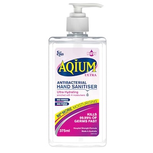 Ego Aqium Ultra Antibacterial Hand Sanitiser 375ml
