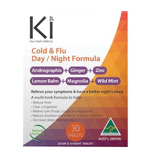 Ki Cold & Flu Day/Night Formula 30 Tablets