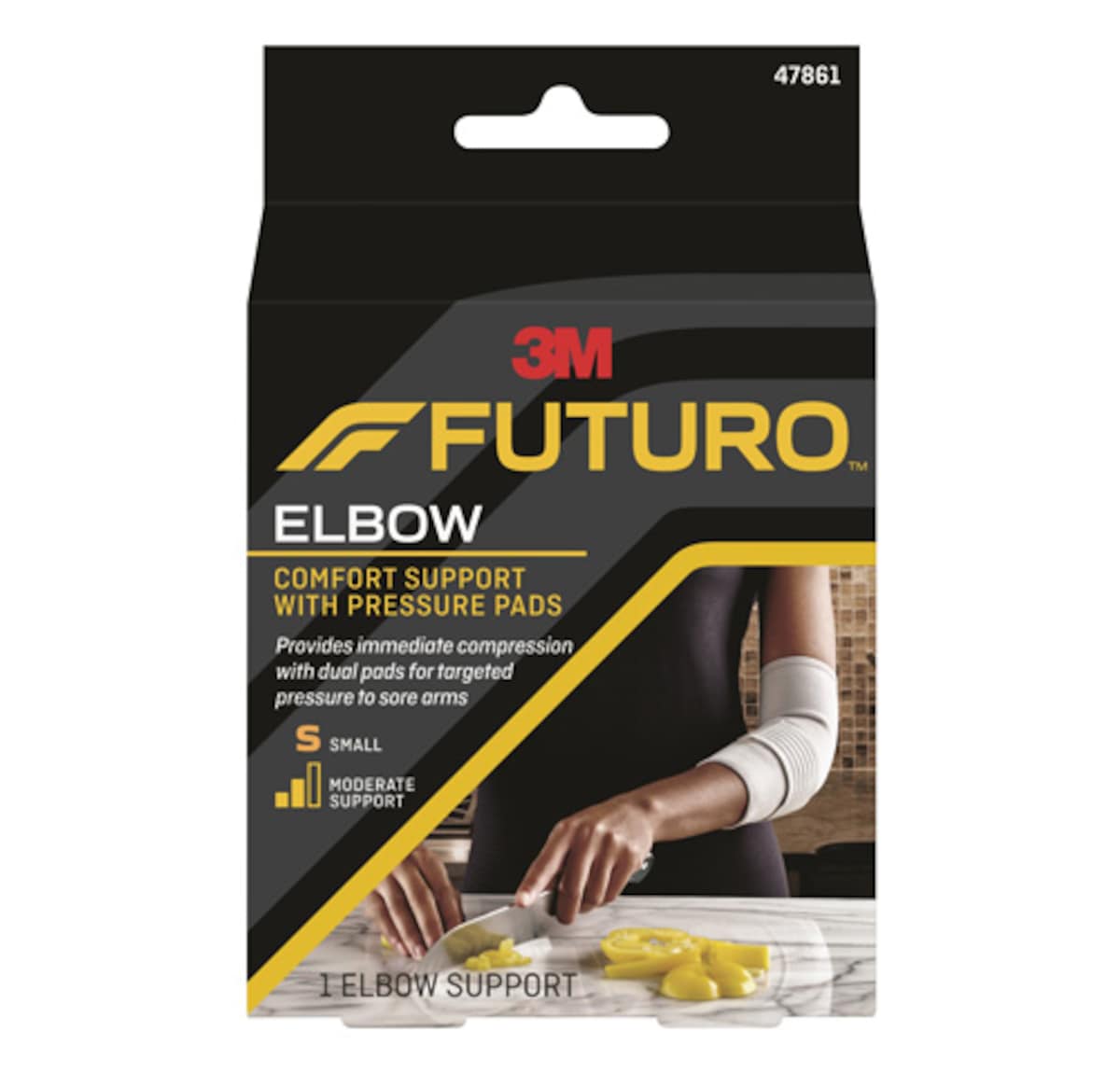 Futuro Comfort Elbow Support with Pressure Pads Small