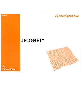 Jelonet Paraffin Gauze Dressing 10cm x 10cm Single by Smith & Nephew