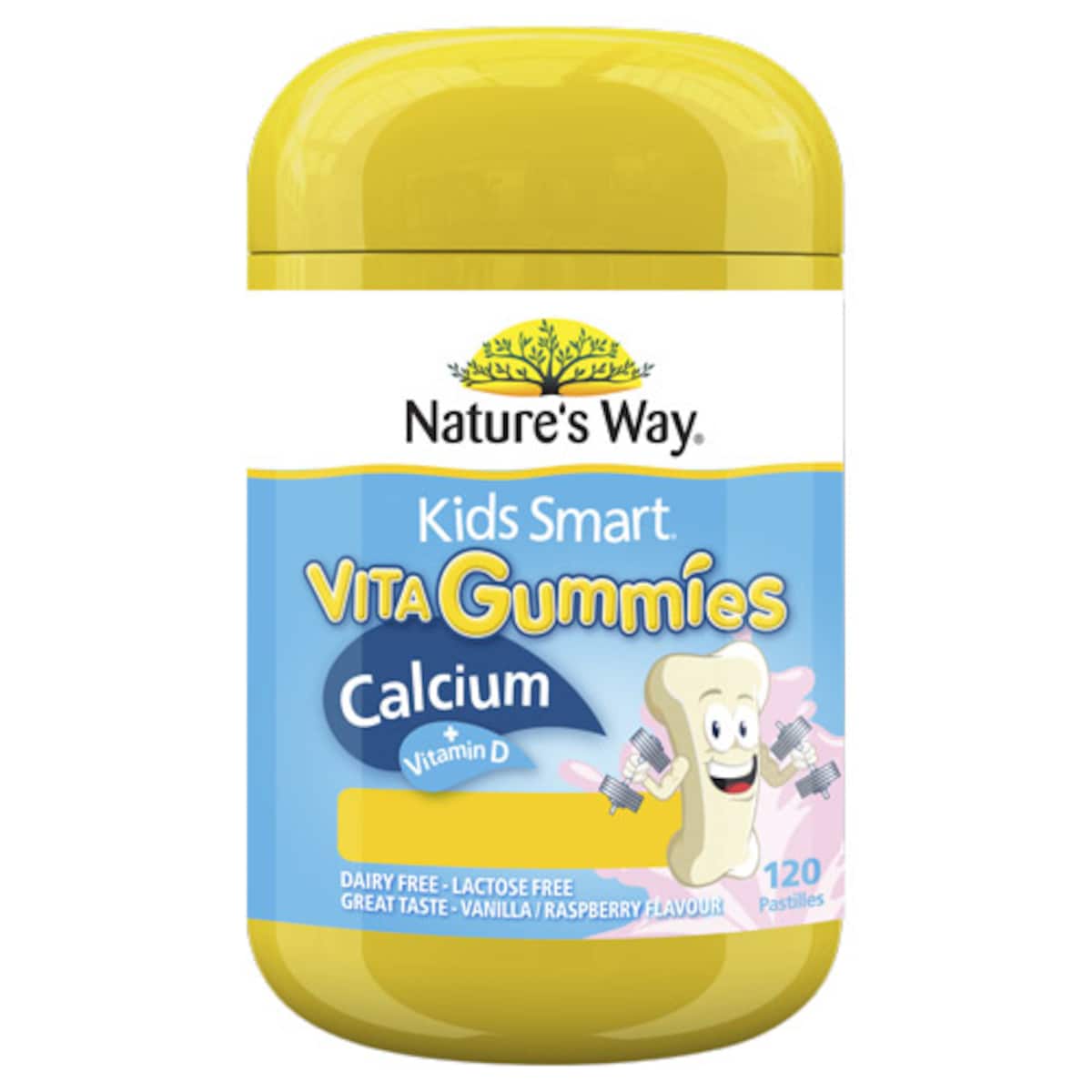 Natures Way Kids Smart Vita Gummies Calcium + Vitamin D 120 Pack