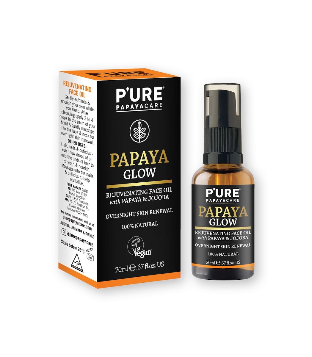 P'ure Papayacare Papaya Glow Rejuvinating Face Oil 20ml