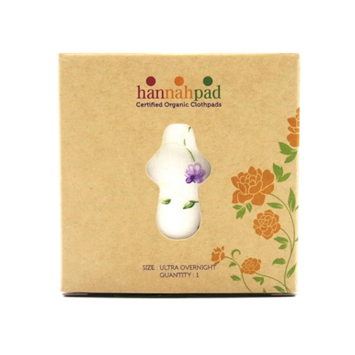 Hannahpad Ultra Overnight Pad (Mixed Pattern) 1 Pack | Healthylife