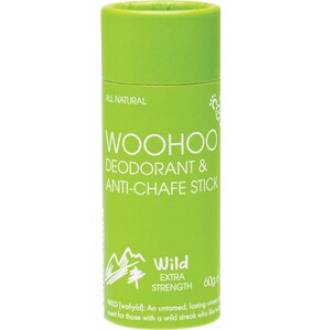Woohoo Body Deodorant & Anti-Chafe Stick Wild - Extra Strength 60g