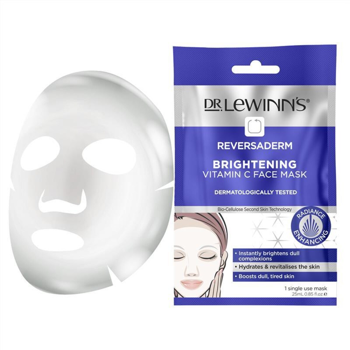 Dr Lewinns Reversaderm Bightening Vitamin C Face Mask 1 Piece