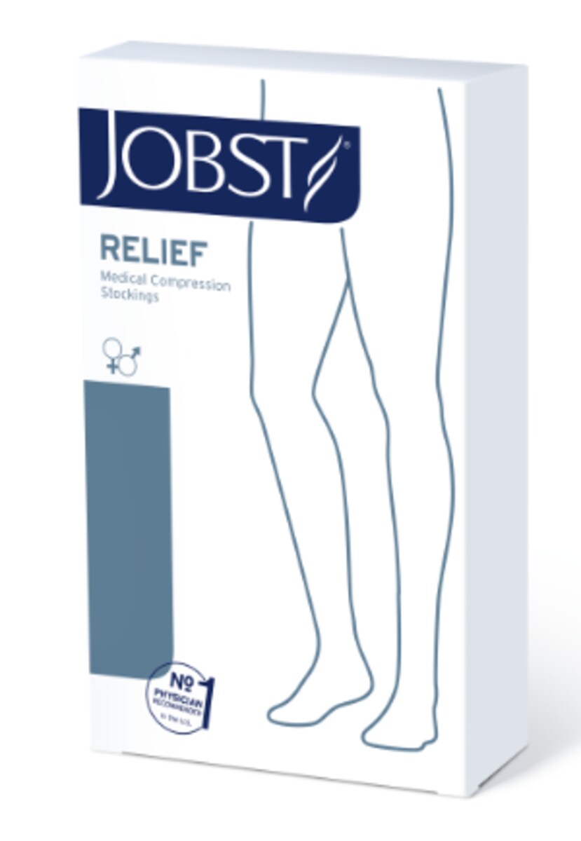 Jobst Relief Compression Socks Unisex 20-30 mmHg Beige M
