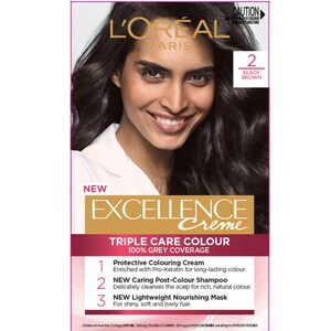 L'Oreal Excellence Crme 2 Black Brown Hair Colour