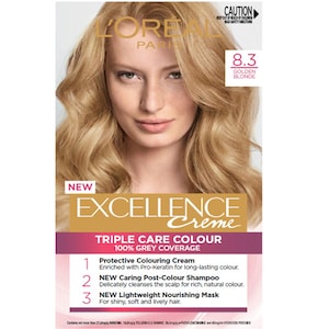 L'Oreal Excellence Creme 8.3 Golden Blonde Hair Colour