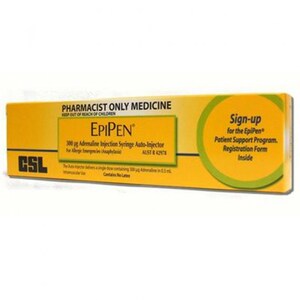 EpiPen Adult Adrenaline (300mcg) Auto-Injector 1 Pre-Filled Syringe