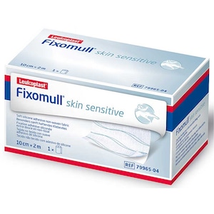 Fixomull Skin Sensitive Silicone Adhesive 10cm x 2m 1 Roll
