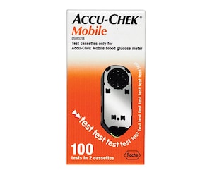 Accu-Chek Mobile Test Cassette 100 Tests in 2 Cassettes