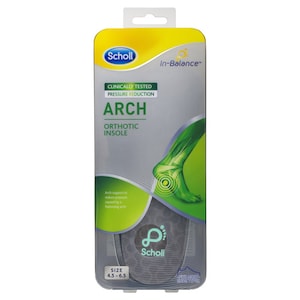 Scholl In-balance Ball of Foot & Arch Orthotic Insole Small