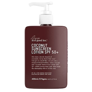 We Are Feel Good Inc. Coconut Sunscreen Lotion SPF50 400ml