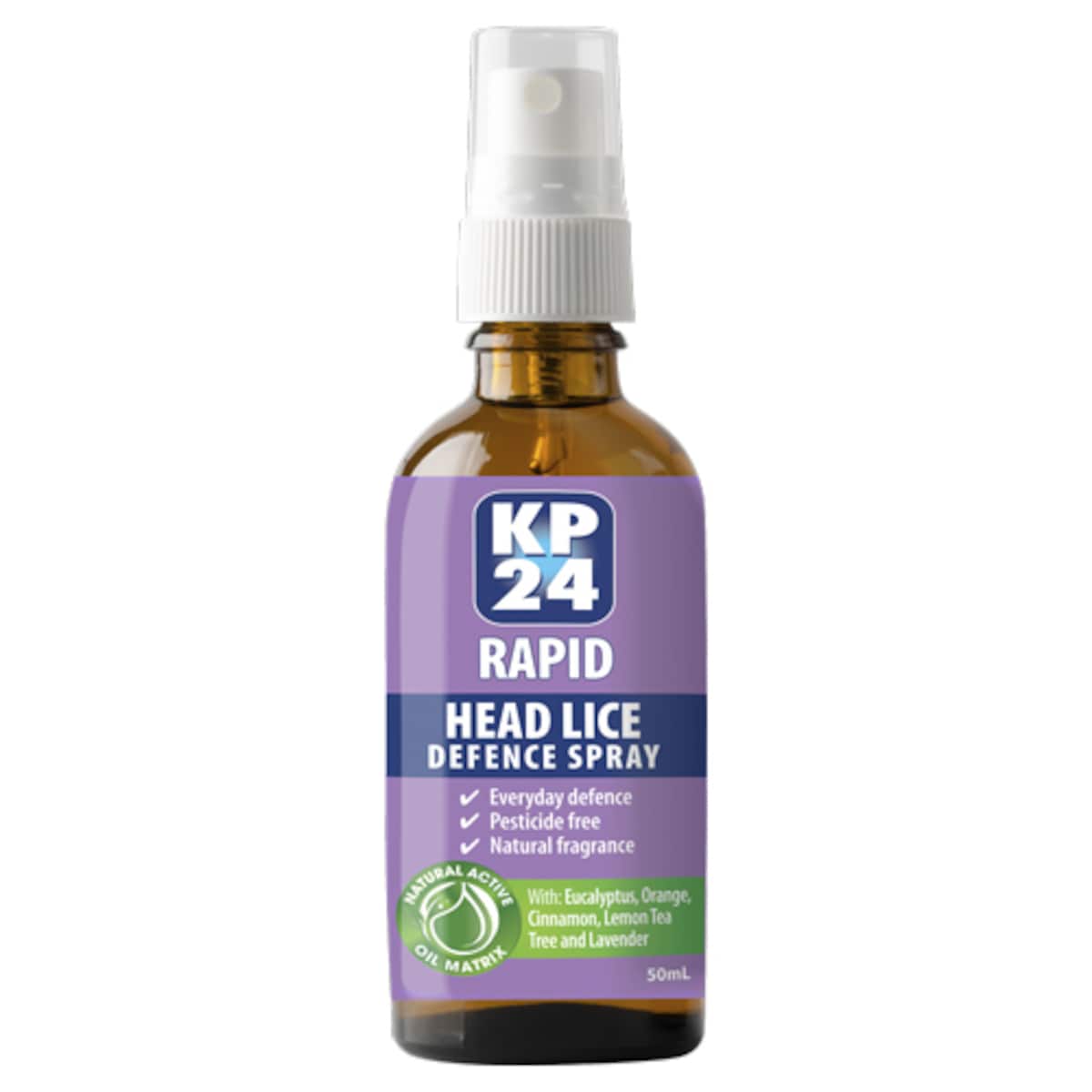 KP24 Rapid Head Lice Defence Spray 50ml