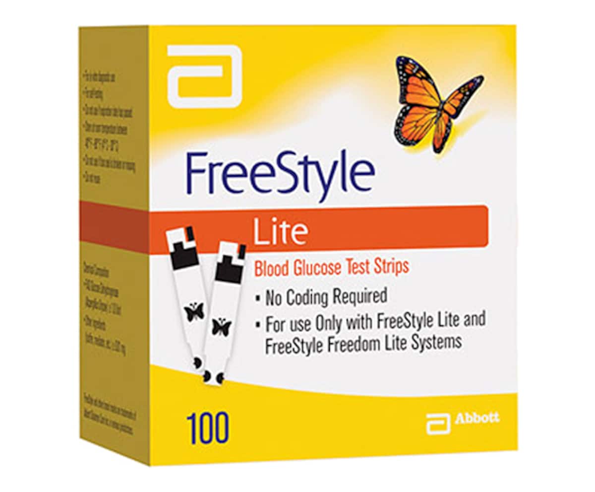 Abbott Freestyle Lite 100 Blood Glucose Strips