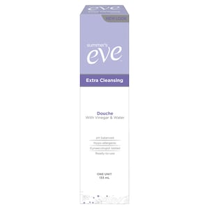 Summers Eve Extra Cleansing Douche with Vinegar & Water 133ml