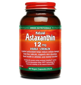 Green Nutritionals Natural Astaxanthin 12mg 60 Vegan Caps