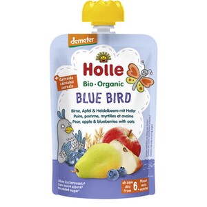 Holle Blue Bird - Pear; Apple & Blueberries with Oats 100g