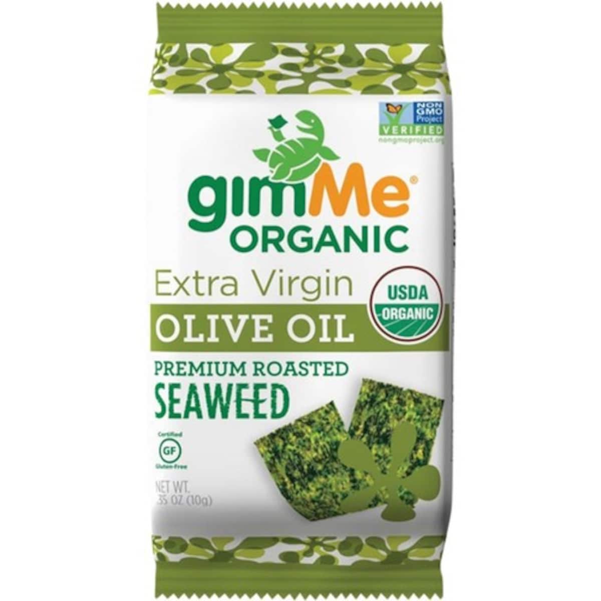 Gimme Organic Roasted  Seaweed Snack Olive Oil 10g