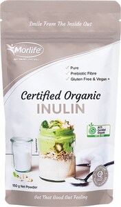 Morlife Certified Organic Inulin 150g