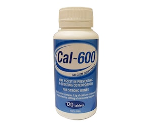 Cal-600 Calcium 120 Tablets