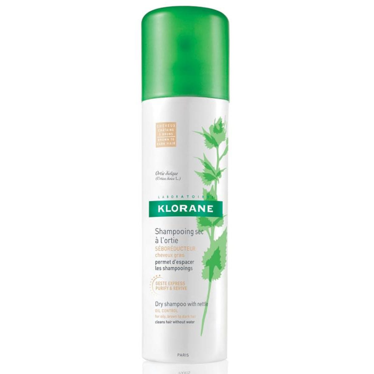 Klorane Oil Control Tinted Dry Shampoo with Nettle 150ml