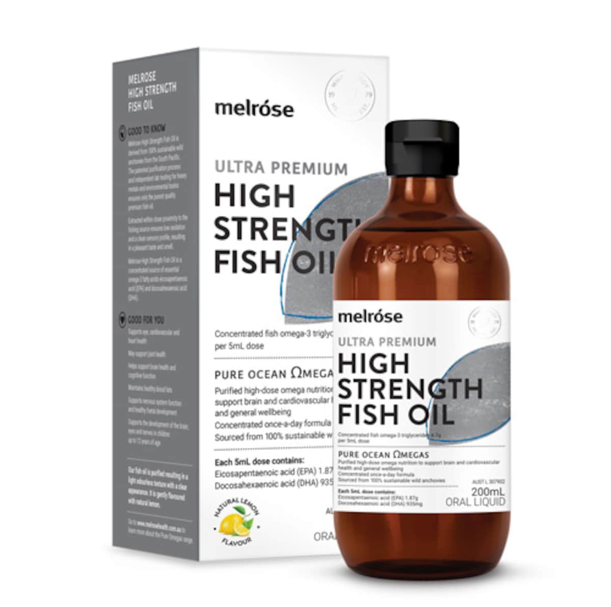 Melrose High Strength Fish Oil 200ml