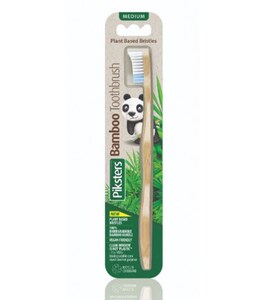 Piksters Bamboo Toothbrush Medium Assorted Colours
