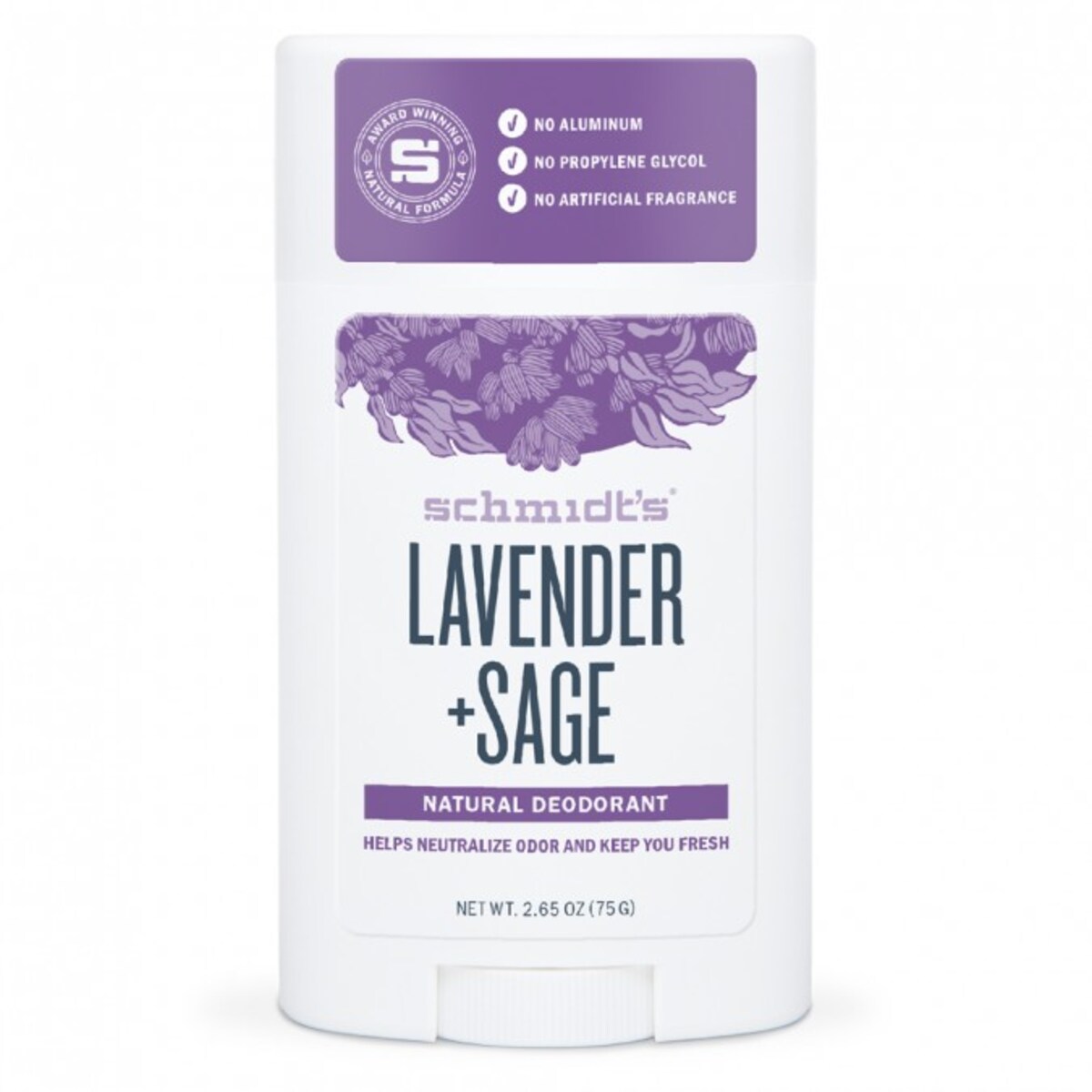 Schmidts Lavender & Sage Deodorant Stick 75g